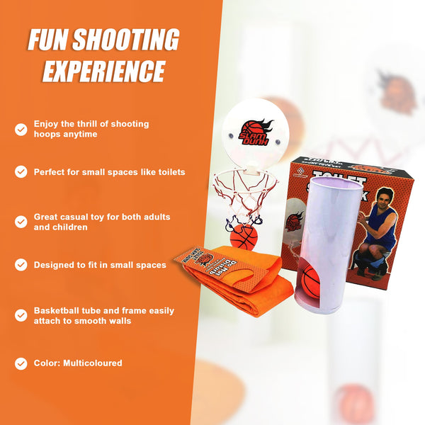 Basketball Game Toilet Bathroom Loo Entertainment Gift Party Games & Activities