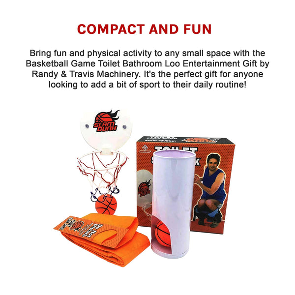 Basketball Game Toilet Bathroom Loo Entertainment Gift Party Games & Activities