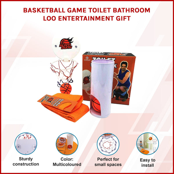 Basketball Game Toilet Bathroom Loo Entertainment Gift Party Games & Activities