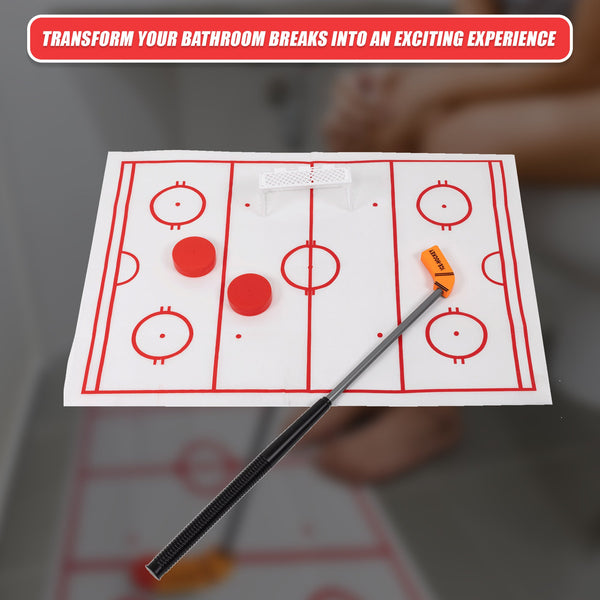 Hockey Game Toilet Bathroom Loo Entertainment Gift Party Games & Activities