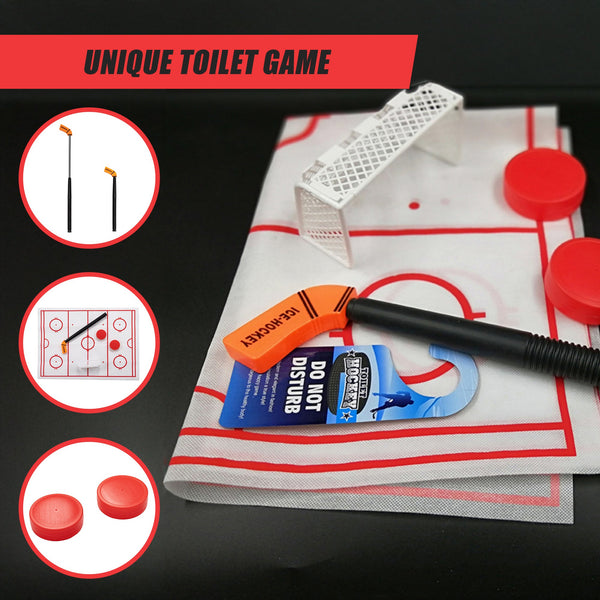 Hockey Game Toilet Bathroom Loo Entertainment Gift Party Games & Activities