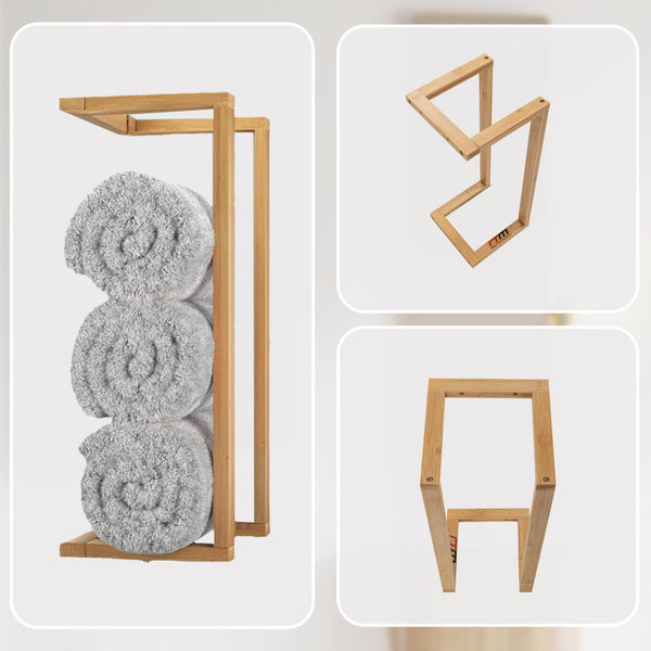 Wall Towel Rack For Rolled Towels Bathroom Storage Towel Racks