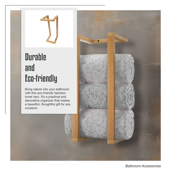 Wall Towel Rack For Rolled Towels Bathroom Storage Towel Racks