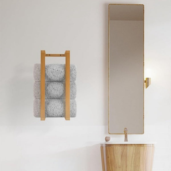 Wall Towel Rack For Rolled Towels Bathroom Storage Towel Racks