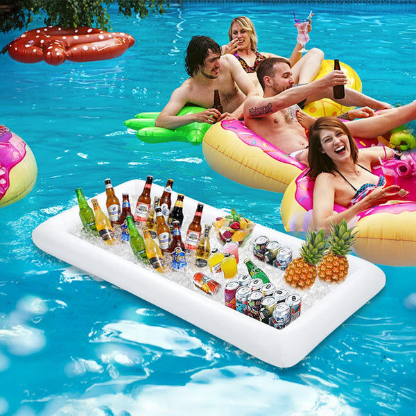 Inflatable Drinks Holder Floating Ice Bar Pool Party Other Party Supplies