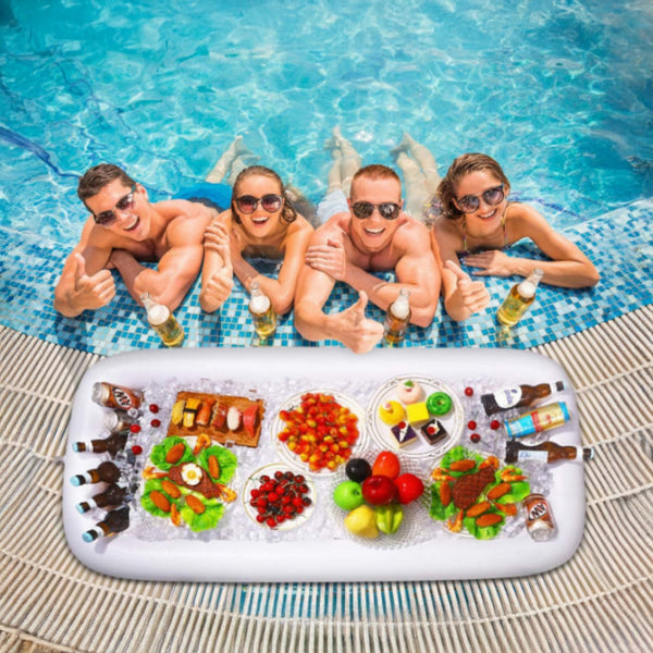 Inflatable Drinks Holder Floating Ice Bar Pool Party Other Party Supplies
