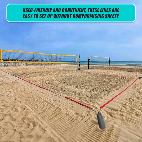 Professional Court Boundary Lines Beach Volleyball Foot Badminton