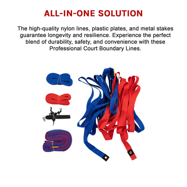 Professional Court Boundary Lines Beach Volleyball Foot Badminton