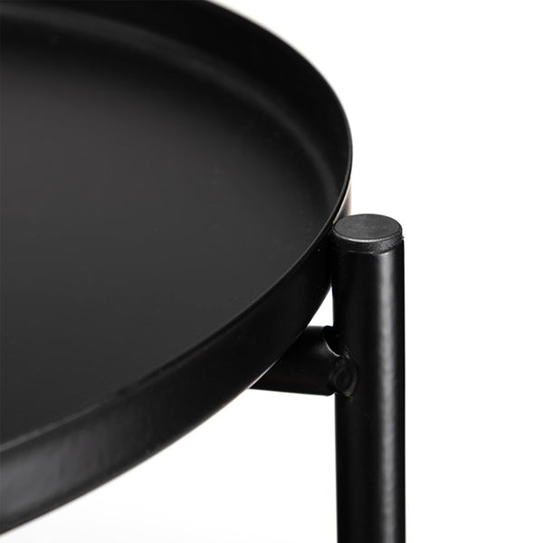 Round Side Table Bedside Storage Basket Side Tables