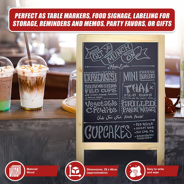 Sidewalk Board Sign Frame Chalkboard Drawing Restaurant Signs