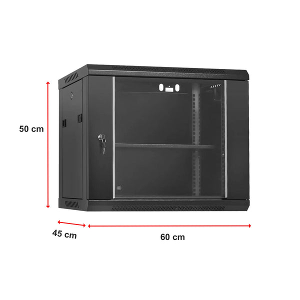 9U Wall Mount Network Server Rack Cabinet Enclosure Other Ent. Networking Racks