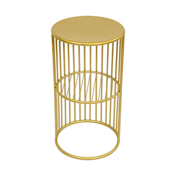 Round Side Table Bedside Bedroom Lounge Furniture Gold Side Tables