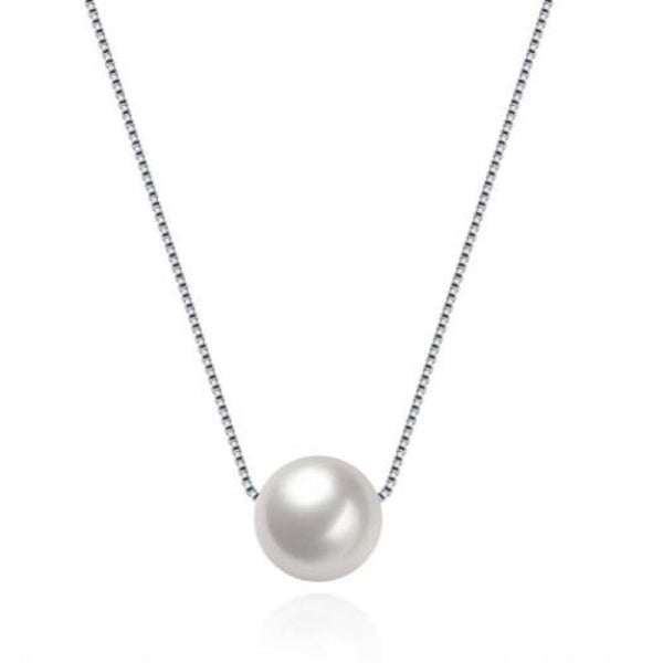 Veile Studios 925 Sterling Silver Pearl Pendant Necklace Necklaces & Pendants