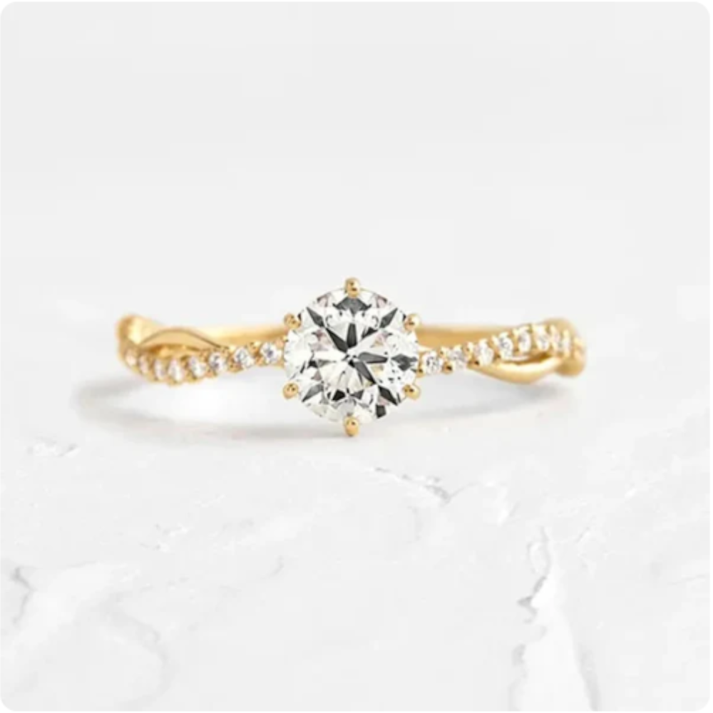 925 Sterling Silver Inlaid Zircon Ring Rings