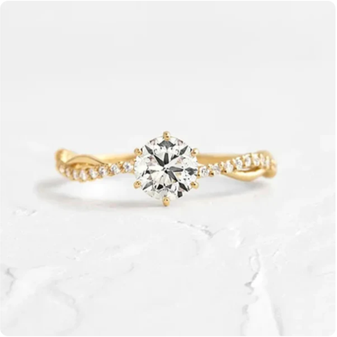 925 Sterling Silver Inlaid Zircon Ring Rings