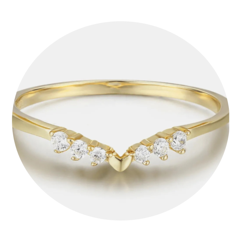 925 Sterling Silver Inland Zircon Ring Rings