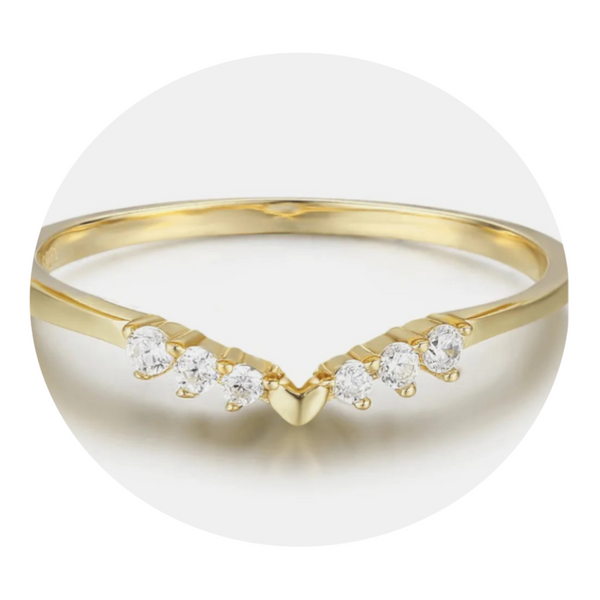 925 Sterling Silver Inland Zircon Ring Rings