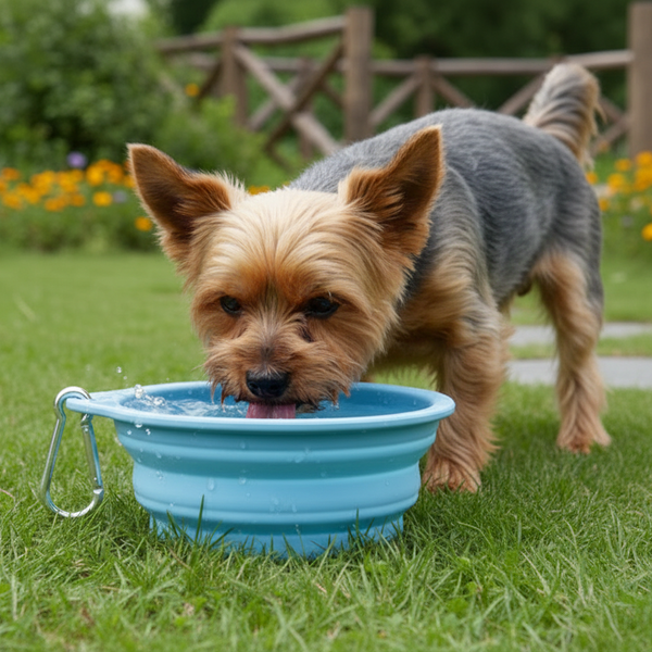 Silicone Foldable Bowl Portable Pet 600Ml Cat Travel Dog Dog Bowls