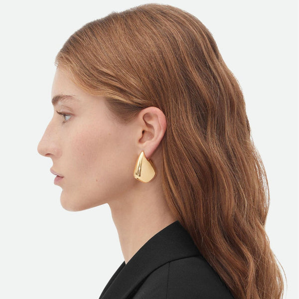 Veile Studios Water Drop Geometric Smooth Surface Minimalist Premium Earrings