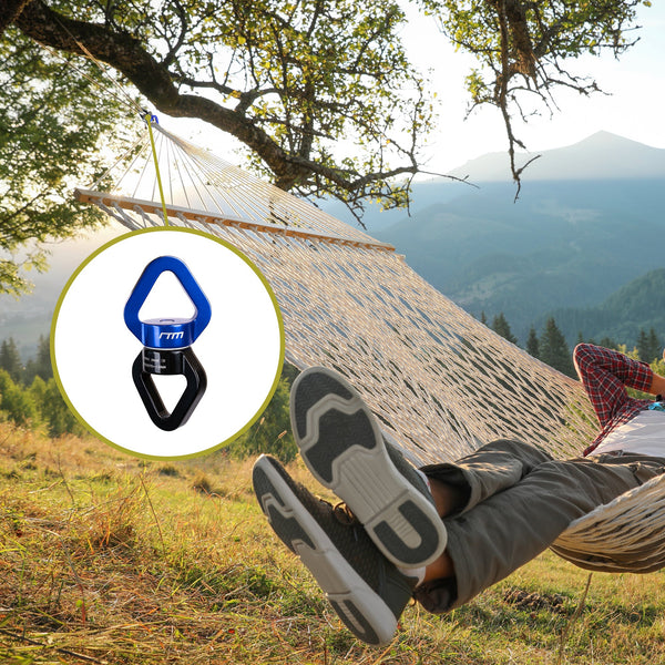 Randy & Travis Machinery 360 Rotating Swing Swivel Hardware Hammock Hanger Hammocks