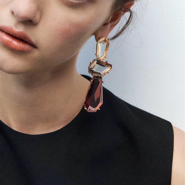 Veile Studios Personalized Long Retro Medieval Niche For Women Earrings