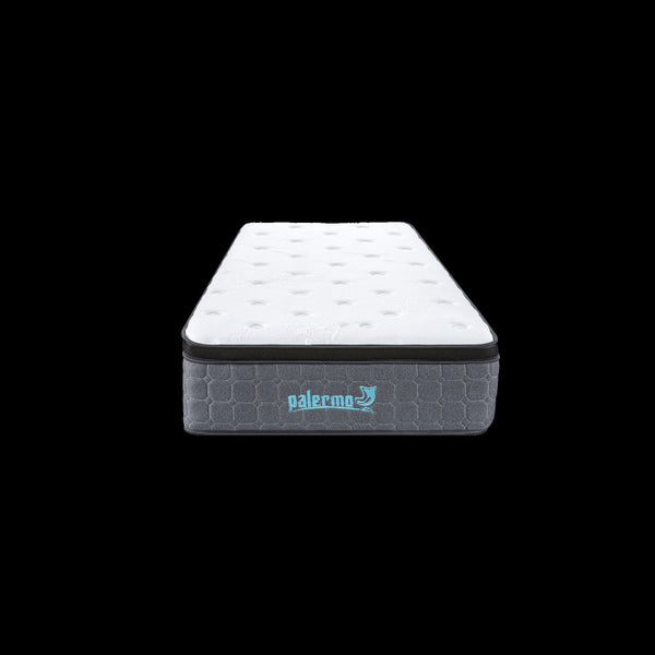 33Cm Mattress Single Euro Top Pocket Spring Motion Isolation Certipur Mattresses