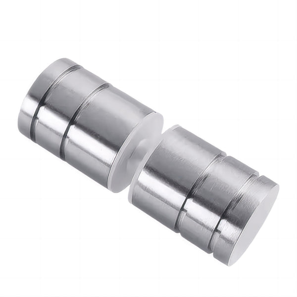 Brass Shower Door Round Knob Handle In Nickel Shower Doors