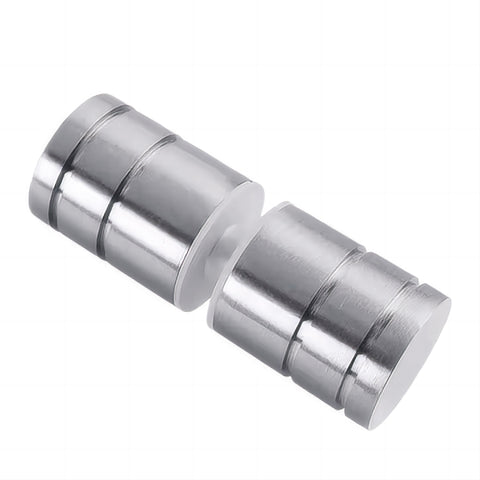 Brass Shower Door Round Knob Handle In Nickel Shower Doors