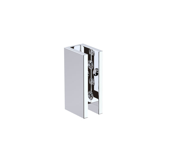 Glass To Wall/Floor Shower Screen U Bracket In Chrome Shower Enclosures