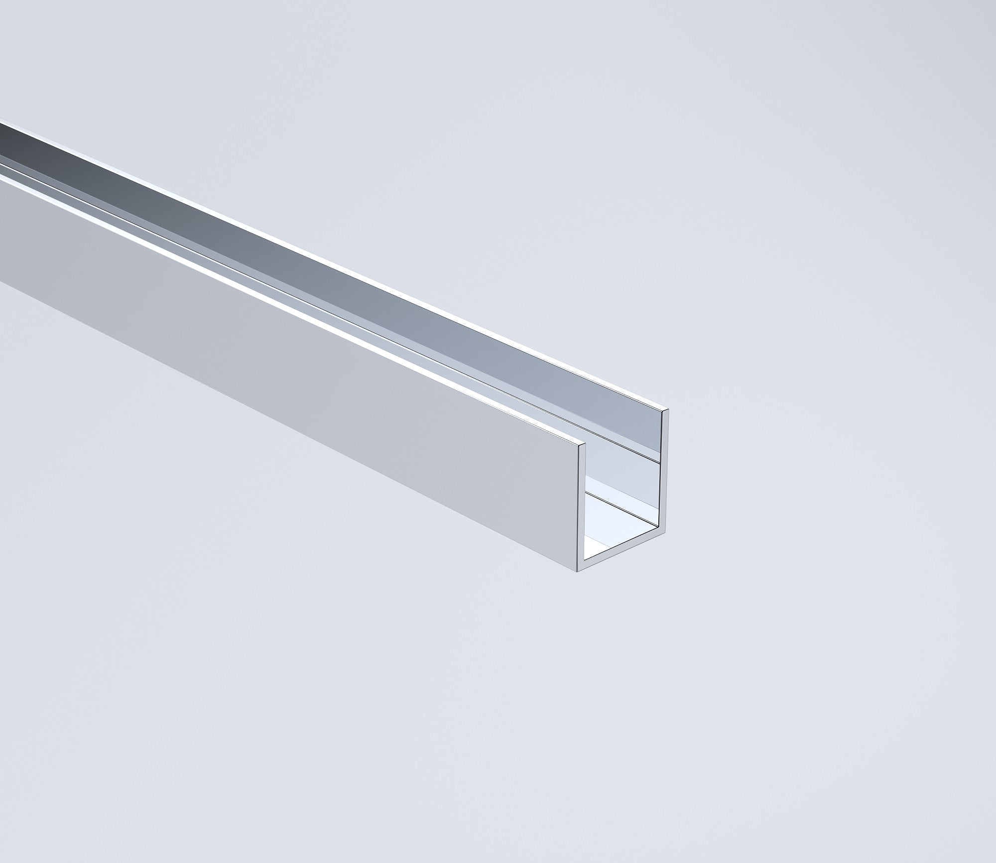 Glass Shower Screen 120Cm Floor Channel In Chrome Shower Enclosures