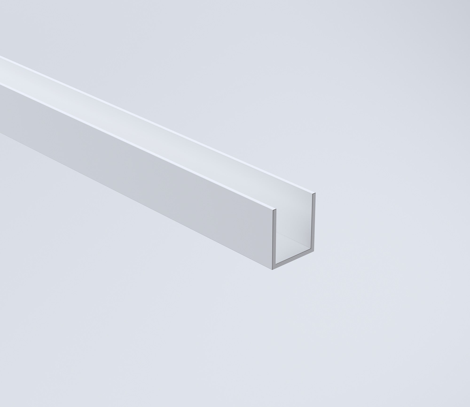 Glass Shower Screen 210Cm Wall Channel In White Shower Enclosures