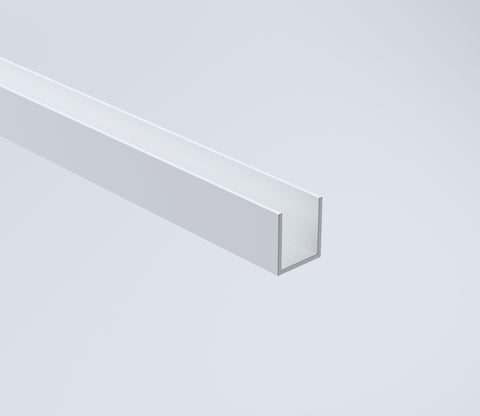 Glass Shower Screen 210Cm Wall Channel In White Shower Enclosures