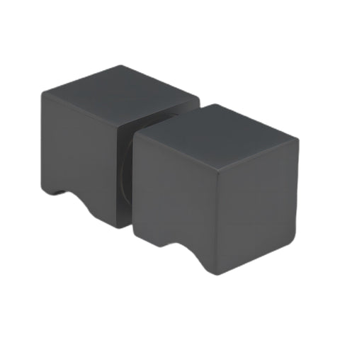 Brass Shower Door Square Knob Handle In Black Shower Doors