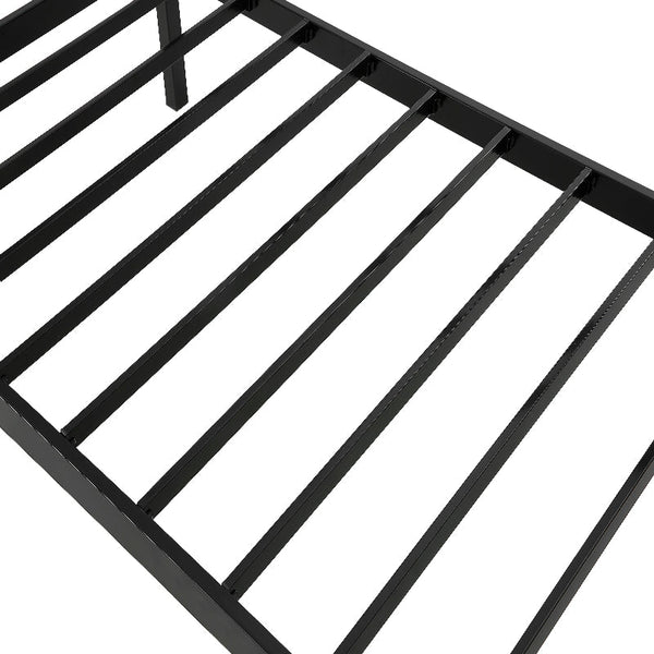 Single Daybed Metal Frame Sofa Premium Black Bed Steel Support Single Bed Frames