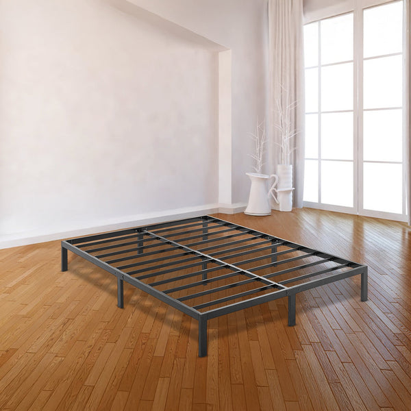 Double Metal Bed Frame Full Steel Heavy Duty Double Bed Frames