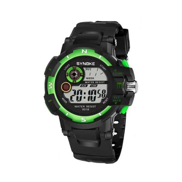 Veile Studios 9318 Outdoor Sports Electronic Watch Waterproof Green Watches