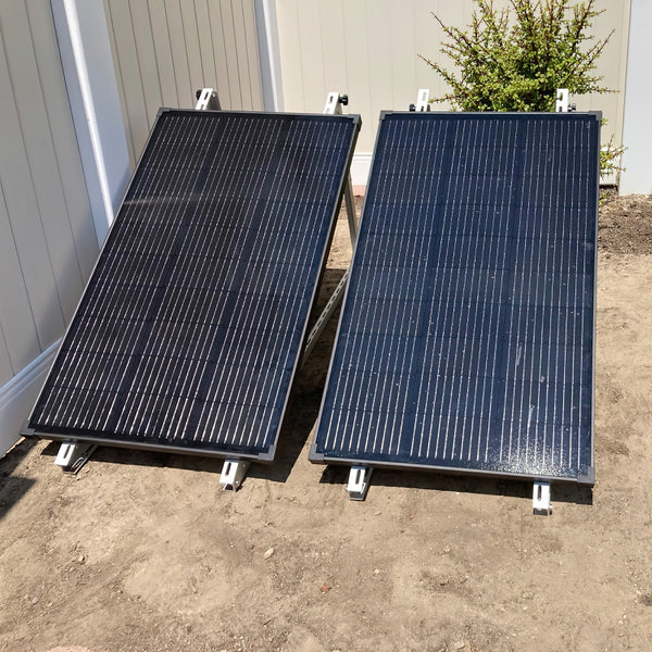 114Cm Solar Panel Rv Tilt Mount Brackets Roof Flat Surface Solar Panels & Kits