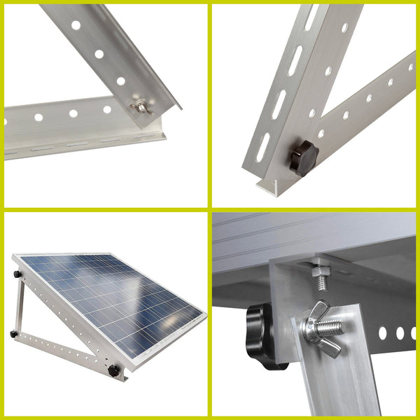 114Cm Solar Panel Rv Tilt Mount Brackets Roof Flat Surface Solar Panels & Kits