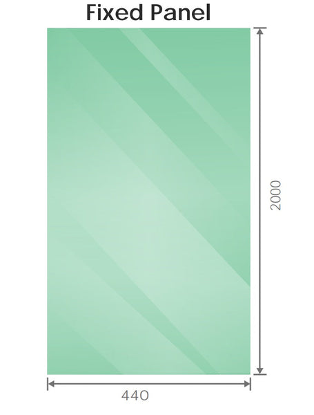 90Cm Frameless Diamond Shower Screen With White Channels And Ss Hinges Shower Enclosures