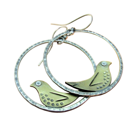 Alloy Advent Calendars With Bohemian Vintage Bird Hook Design Seasonal Decorations