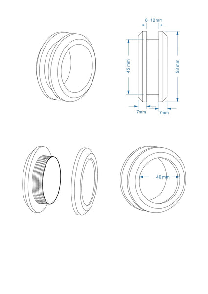 110Cm Wall To Frameless Shower Screen With White Brackets And Ss Hinges Shower Enclosures