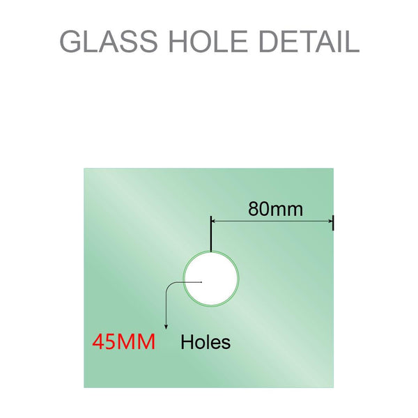 90Cm Wall To Frameless Shower Screen With White Brackets And Brass Hinges Shower Enclosures