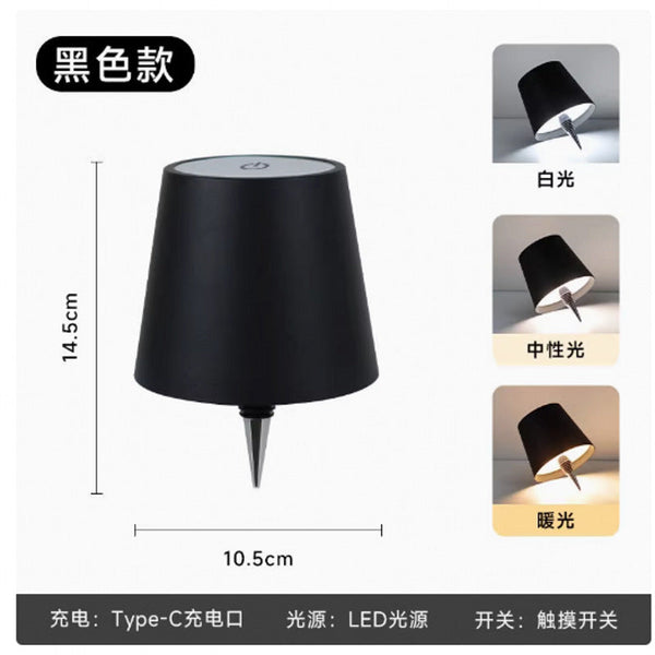 Led Creative Wine Bottle Light For Bar: Movable Rechargeable Rgb Dimmable Decorative Lamp Lamps