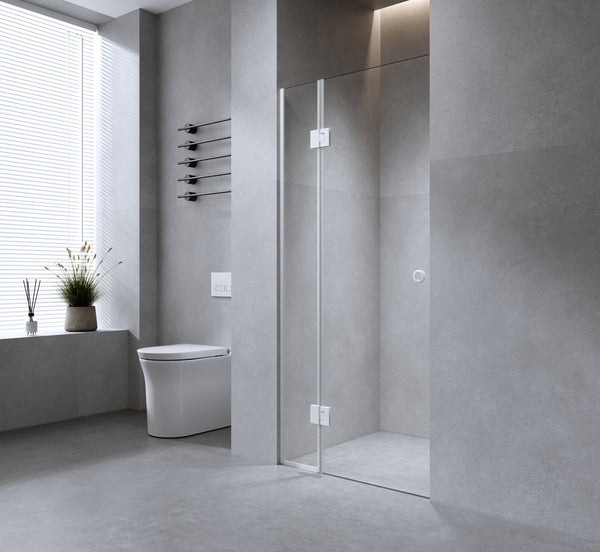 110Cm Wall To Frameless Shower Screen With Chrome Channel And Ss Hinges Shower Enclosures