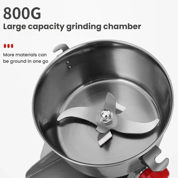3000W 800G Parts Free Big Capacity Grinder. Grinds Herbs Coffee Grains Spices Medicine Wheat & Dry Food. Coffee Grinders
