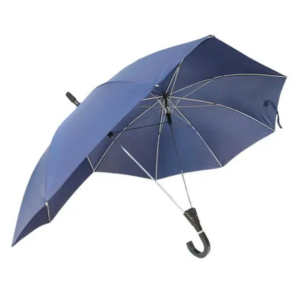 Umbrella Double Top Straight Pole Curved Handle Large Area Coverage Windproof Sun Protection Couple For Outdoor Wedding Umbrellas