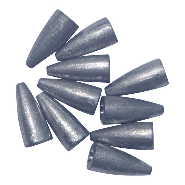 Swimerz 3/8Oz Bullet Sinker Lead 10 Pack Sinkers & Weights