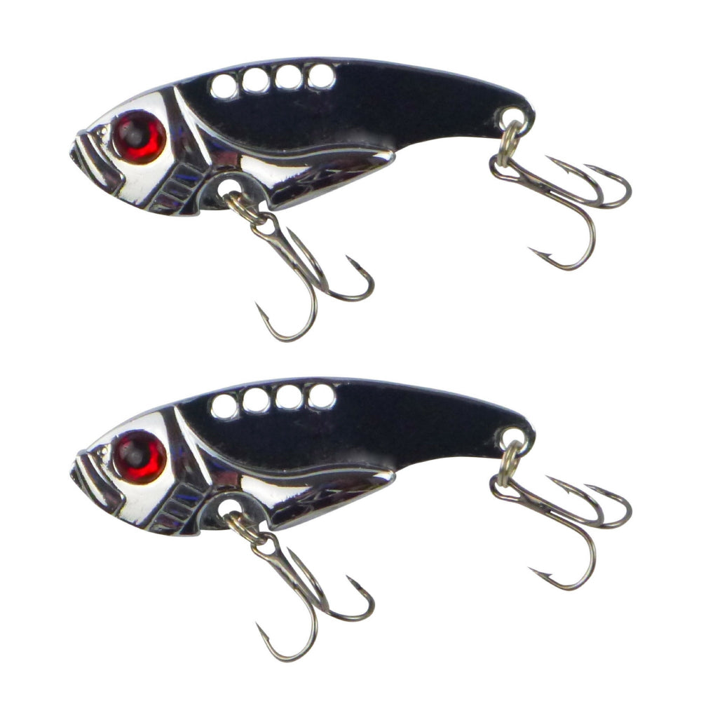 Finesse Metal Blade Silver Flash 55Mm 2 Pack Baits & Lures