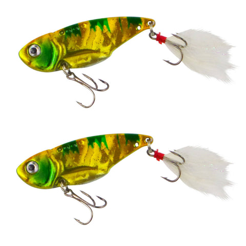 Finesse Feather Blade Jungle Green 55Mm 2 Pack Baits & Lures