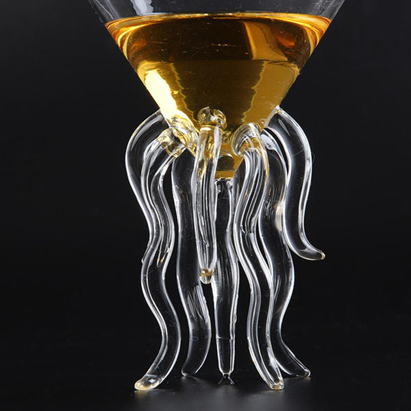 Octopus 13Cm Cocktail Glass Shot Transparent Jellyfish Cup Drinkware
